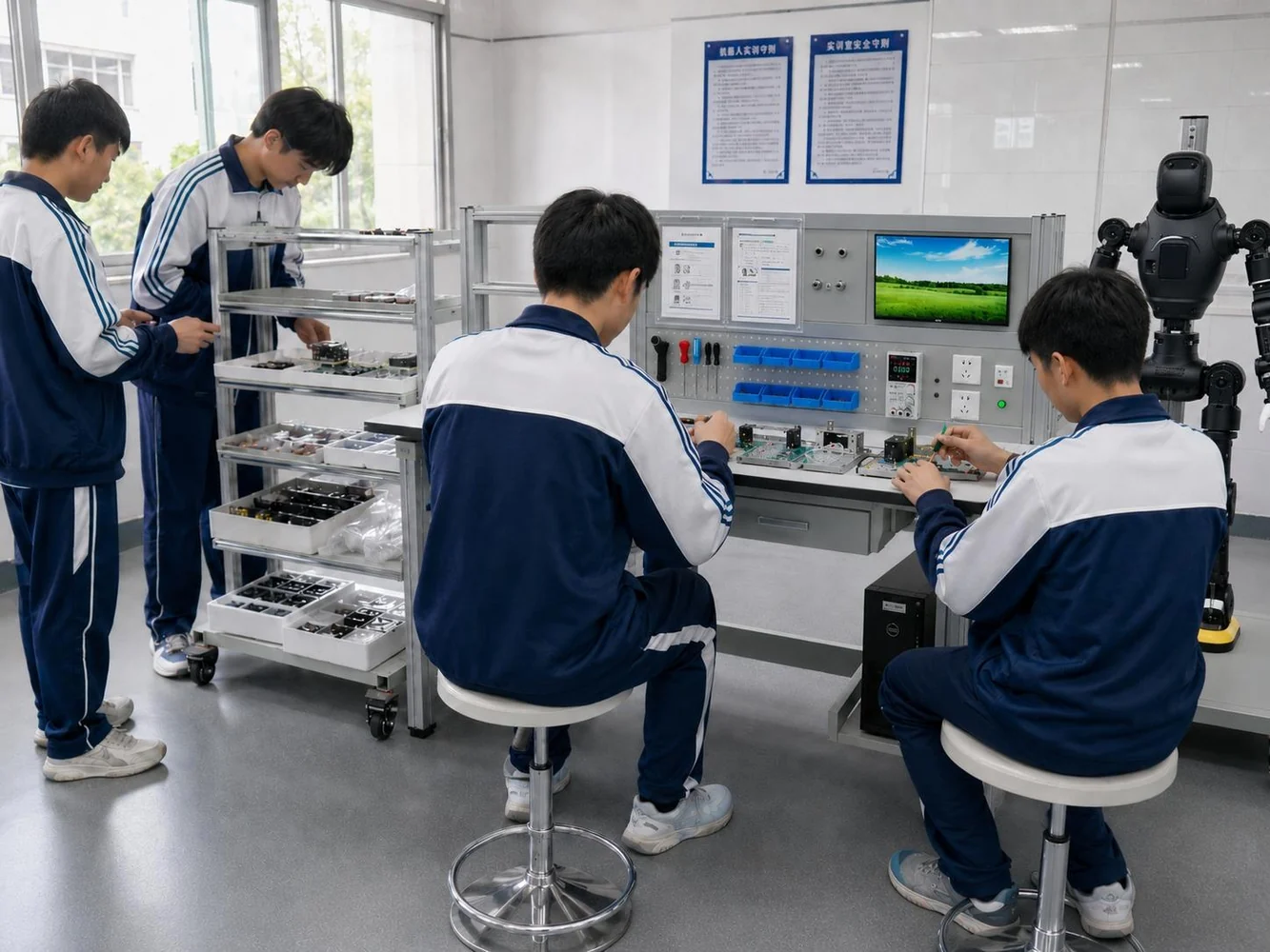 メーカー資料に掲載された組立実習の参考画像